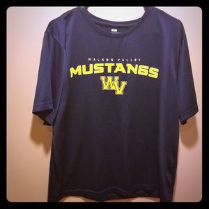 Size Large Navy Blue Dry-Fit Athletic Shirt